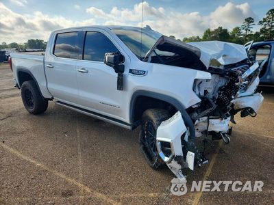 Czwarte zdjęcie samochodu z boku: 2020 GMC SIERRA K1500 DENALI VIN:3GTU9FEL7LG418584 - miniatura