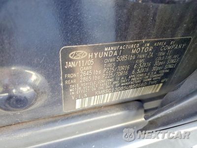 Zdjęcie 13 z 13 samochodu: 2005 HYUNDAI SANTA FE GLS VIN:KM8SC13D85U958660 - miniatura
