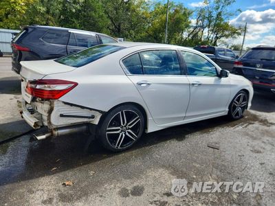 Trzecie zdjęcie samochodu z tyłu: 2016 HONDA ACCORD SPORT VIN:1HGCR2F50GA023530 - miniatura