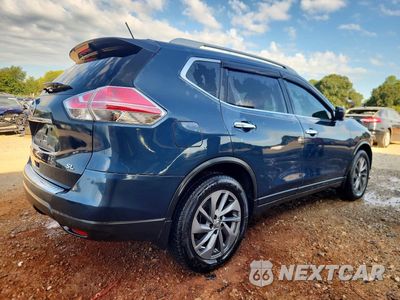 Trzecie zdjęcie samochodu z tyłu: 2016 NISSAN ROGUE SL VIN:5N1AT2MT8GC764839 - miniatura