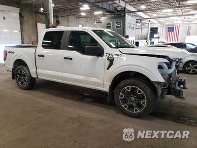 Czwarte zdjęcie samochodu z boku: 2024 FORD F150 STX VIN:1FTEW2LP1RKF13154 - miniatura