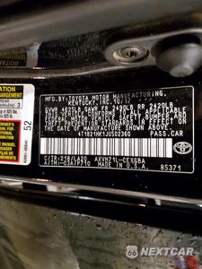 Zdjęcie 12 z 12 samochodu: 2018 TOYOTA CAMRY HYBRID XLE VIN:4T1B21HK1JU502360 - miniatura