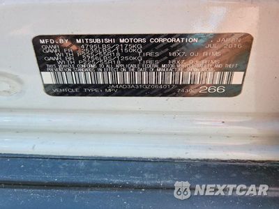 Zdjęcie 13 z 13 samochodu: 2016 MITSUBISHI OUTLANDER SE VIN:JA4AD3A31GZ064017 - miniatura