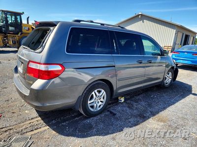 Trzecie zdjęcie samochodu z tyłu: 2007 HONDA ODYSSEY EXL VIN:5FNRL38747B108571 - miniatura