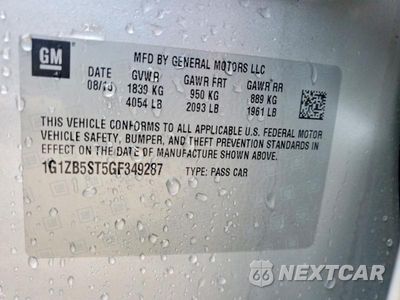 Zdjęcie 12 z 12 samochodu: 2016 CHEVROLET MALIBU LS VIN:1G1ZB5ST5GF349287 - miniatura
