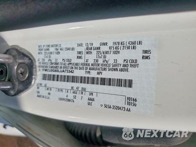 Zdjęcie 13 z 13 samochodu: 2020 FORD ESCAPE SE VIN:1FMCU0G60LUA73342 - miniatura