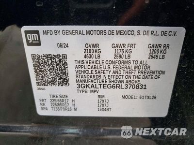 Zdjęcie 14 z 14 samochodu: 2024 GMC TERRAIN SLE VIN:3GKALTEG6RL370831 - miniatura