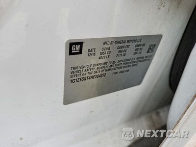 Zdjęcie 12 z 12 samochodu: 2017 CHEVROLET MALIBU LT VIN:1G1ZE5ST4HF204072 - miniatura