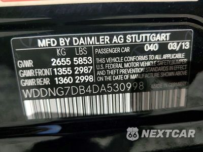 Zdjęcie 12 z 12 samochodu: 2013 MERCEDES-BENZ S 550 VIN:WDDNG7DB4DA530998 - miniatura