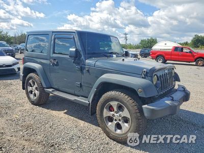 Czwarte zdjęcie samochodu z boku: 2016 JEEP WRANGLER SPORT VIN:1C4AJWAG4GL294754 - miniatura