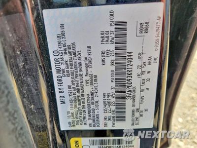 Zdjęcie 13 z 13 samochodu: 2019 FORD FUSION TITANIUM VIN:3FA6P0D93KR124044 - miniatura