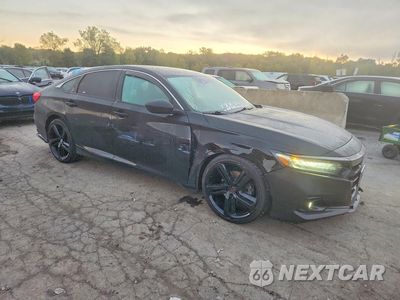 Czwarte zdjęcie samochodu z boku: 2022 HONDA ACCORD SPORT VIN:1HGCV1F36NA111354 - miniatura