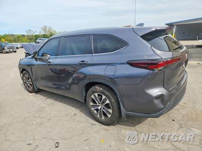 Drugie zdjęcie samochodu z przodu: 2024 TOYOTA HIGHLANDER XLE VIN:5TDKDRBH6RS552360 - miniatura