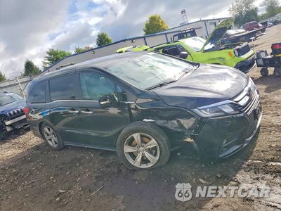 Czwarte zdjęcie samochodu z boku: 2018 HONDA ODYSSEY EXL VIN:5FNRL6H79JB035660 - miniatura