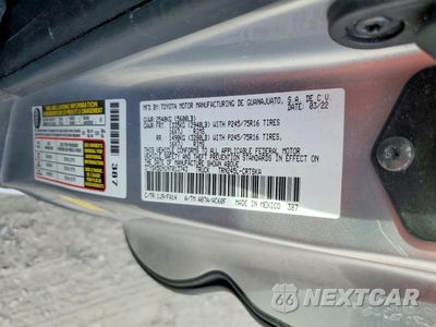 Zdjęcie 12 z 12 samochodu: 2022 TOYOTA TACOMA SR VIN:3TYSX5EN1NT013743 - miniatura