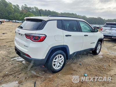 Trzecie zdjęcie samochodu z tyłu: 2017 JEEP COMPASS SPORT VIN:3C4NJDAB3HT656167 - miniatura