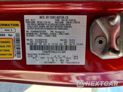 Zdjęcie 12 z 12 samochodu: 2016 FORD MUSTANG VIN:1FA6P8TH6G5237309 - miniatura