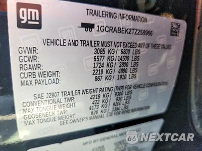 Zdjęcie 12 z 12 samochodu: 2026 CHEVROLET SILVERADO C1500 CUSTOM VIN:1GCRABEK2TZ258966 - miniatura
