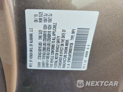 Zdjęcie 13 z 13 samochodu: 2019 HONDA ODYSSEY EXL VIN:5FNRL6H79KB019136 - miniatura