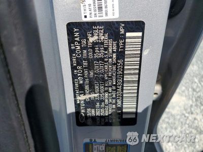 Zdjęcie 13 z 13 samochodu: 2016 HYUNDAI TUCSON SE VIN:KM8J33A43GU190356 - miniatura