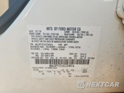 Zdjęcie 12 z 12 samochodu: 2018 FORD ECOSPORT SE VIN:MAJ3P1TE5JC234016 - miniatura