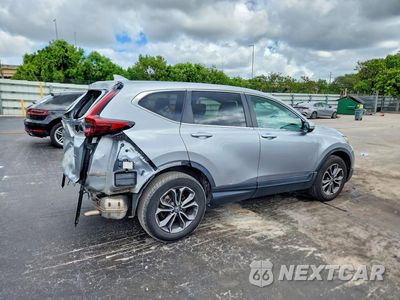 Trzecie zdjęcie samochodu z tyłu: 2020 HONDA CR-V EXL VIN:5J6RW2H82LA016494 - miniatura
