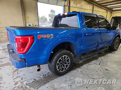 Trzecie zdjęcie samochodu z tyłu: 2021 FORD F150 SUPERCREW VIN:1FTEW1EP6MFB76618 - miniatura