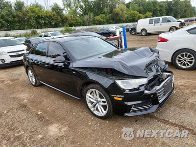 Czwarte zdjęcie samochodu z boku: 2017 AUDI A4 PREMIUM VIN:WAUDNAF48HN050241 - miniatura