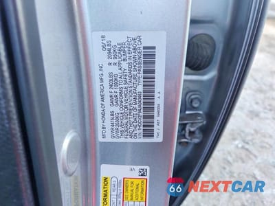Zdjęcie 12 z 12 samochodu: 2018 HONDA ACCORD TOURING VIN:1HGCV2F94JA043463 - miniatura