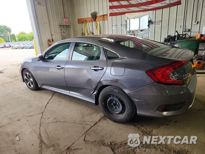 Drugie zdjęcie samochodu z przodu: 2019 HONDA CIVIC LX VIN:19XFC2F61KE027386 - miniatura
