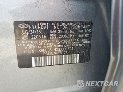 Zdjęcie 13 z 13 samochodu: 2016 HYUNDAI ELANTRA GT BASE VIN:KMHD35LH0GU301521 - miniatura