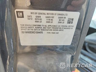 Zdjęcie 12 z 12 samochodu: 2012 CHEVROLET IMPALA LS VIN:2G1WA5E3XC1304476 - miniatura
