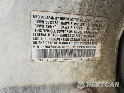 Zdjęcie 12 z 12 samochodu: 2012 HONDA FIT VIN:JHMGE8H30CS000701 - miniatura