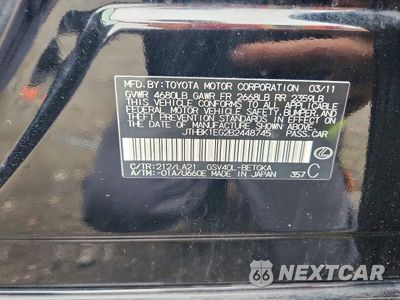 Zdjęcie 12 z 12 samochodu: 2011 LEXUS ES 350 VIN:JTHBK1EG2B2448745 - miniatura