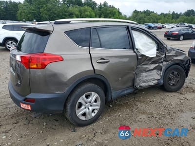 Trzecie zdjęcie samochodu z tyłu: 2014 TOYOTA RAV4 LE VIN:JTMBFREV9ED053358 - miniatura