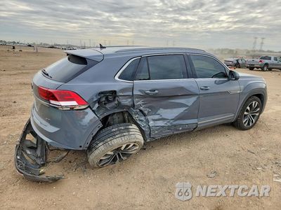 Trzecie zdjęcie samochodu z tyłu: 2022 VOLKSWAGEN ATLAS CROSS SPORT SEL PREMIUM R-LINE VIN:1V2FE2CA2NC210700 - miniatura