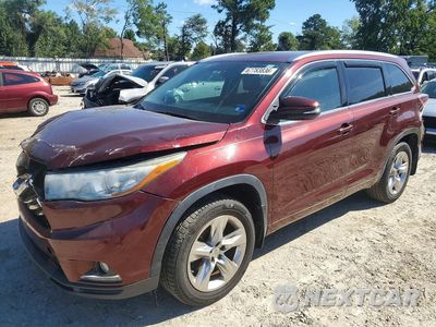 2015 TOYOTA HIGHLANDER LIMITED 5TDDKRFH3FS166094 - główne zdjęcie licytacji z USA - miniatura