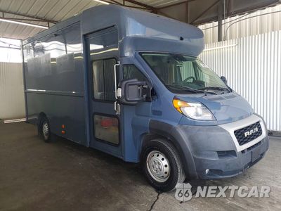 Czwarte zdjęcie samochodu z boku: 2022 RAM PROMASTER 3500 DELIVERY TRUCK VIN:3C7WRVMG6NE136901 - miniatura