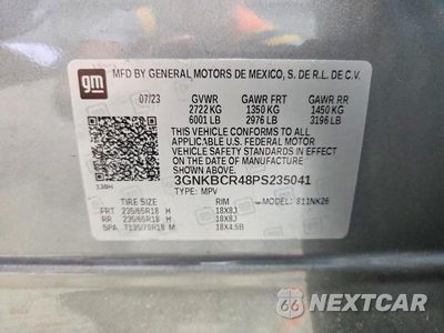 Zdjęcie 13 z 13 samochodu: 2023 CHEVROLET BLAZER 2LT VIN:3GNKBCR48PS235041 - miniatura