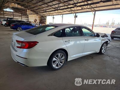 Trzecie zdjęcie samochodu z tyłu: 2020 HONDA ACCORD LX VIN:1HGCV1F12LA107667 - miniatura
