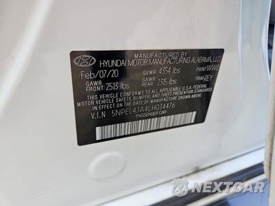 Zdjęcie 13 z 13 samochodu: 2020 HYUNDAI SONATA SEL VIN:5NPEL4JA4LH034476 - miniatura