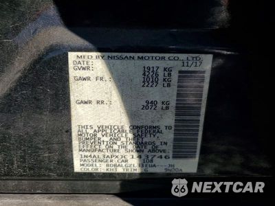Zdjęcie 12 z 12 samochodu: 2018 NISSAN ALTIMA 2.5 S VIN:1N4AL3APXJC143746 - miniatura