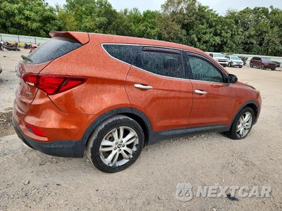 Trzecie zdjęcie samochodu z tyłu: 2018 HYUNDAI SANTA FE SPORT 2.4L VIN:5XYZT3LB1JG522712 - miniatura
