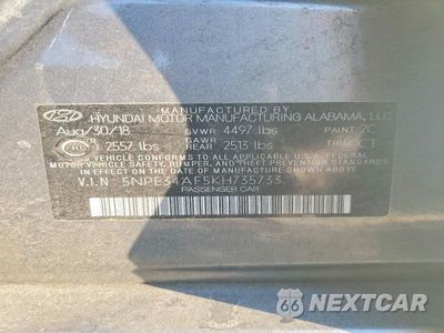 Zdjęcie 12 z 12 samochodu: 2019 HYUNDAI SONATA SPORT VIN:5NPE34AF5KH735733 - miniatura