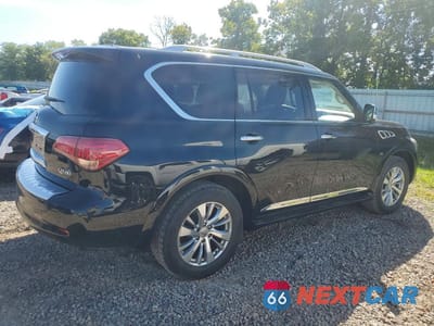 Trzecie zdjęcie samochodu z tyłu: 2016 INFINITI QX80 BASE VIN:JN8AZ2NC3G9402842 - miniatura