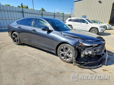 Czwarte zdjęcie samochodu z boku: 2023 HONDA ACCORD HYBRID EXL VIN:1HGCY2F6XPA000980 - miniatura
