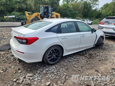 Trzecie zdjęcie samochodu z tyłu: 2023 HONDA CIVIC SPORT VIN:2HGFE2F53PH553811 - miniatura