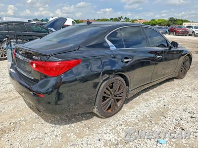 Trzecie zdjęcie samochodu z tyłu: 2015 INFINITI Q50 SPORT VIN:JN1BV7AP8FM334845 - miniatura