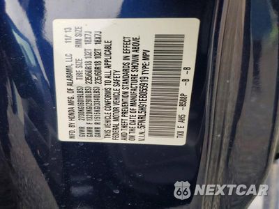 Zdjęcie 13 z 13 samochodu: 2014 HONDA ODYSSEY TOURING VIN:5FNRL5H91EB055919 - miniatura