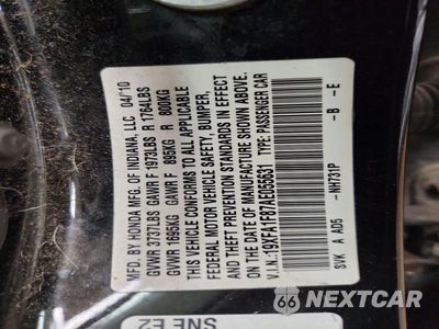 Zdjęcie 12 z 12 samochodu: 2010 HONDA CIVIC EX VIN:19XFA1F87AE055631 - miniatura